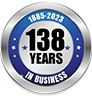 138 Years in Business