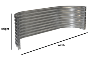 Straight Style Basement Window Well